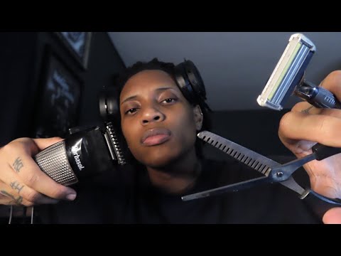 Real Life Haircut ASMR + Facial Care For DEEP Sleep