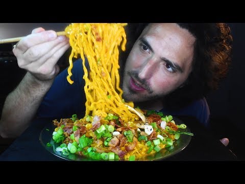 CHEESY CARBO FIRE NOODLE * NEW BREAKFAST STYLE * Mukbang 자막 字幕  ਉਪਸਿਰਲੇਖ | Nomnomsammieboy