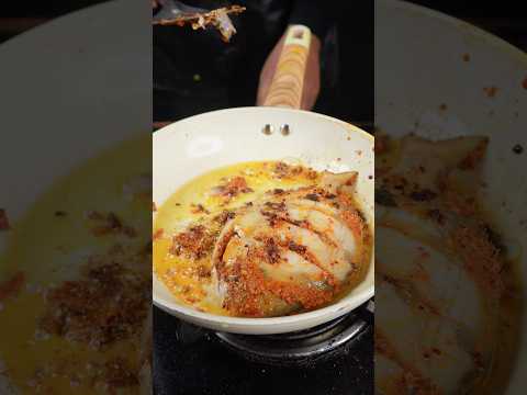 🔥 ASMR Pomfret Masala Fry | Crispy Fish Fry | Satisfying Cooking Sounds #shorts #asmr