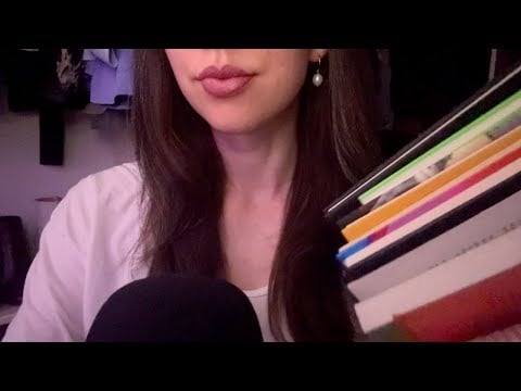 ASMR Book Haul (Bought, Borrowed, Found) 🍰