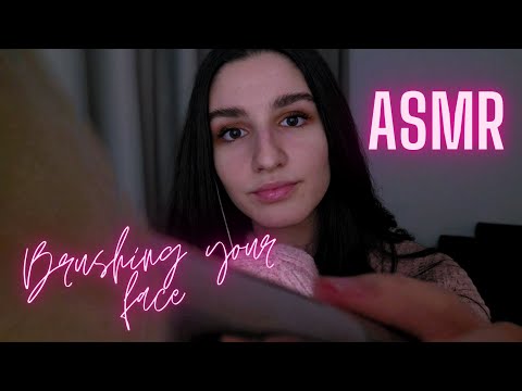 Brushing Your Face Till You Fall Asleep 😴💤 | M.G. ASMR ✨