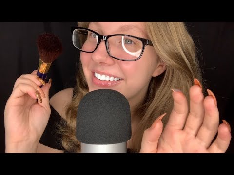 ASMR Face Touching & Brushing