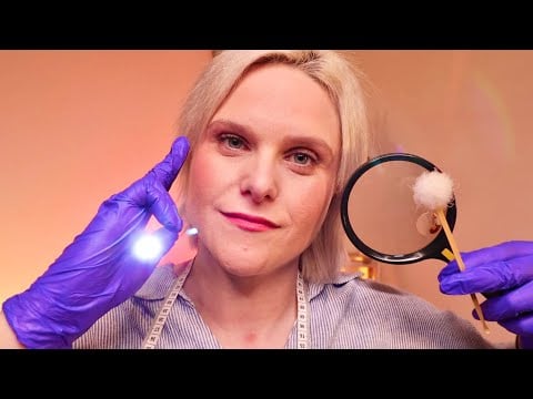 A Detailed ASMR Face & Skin Exam With A Sensitivity & Muscle Check