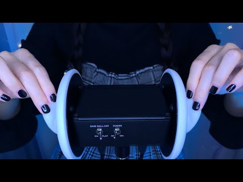 ASMR Brain Melting Dry Ear Massage for Deep Sleep 😪 (Whispering) 3Dio / 耳マッサージ