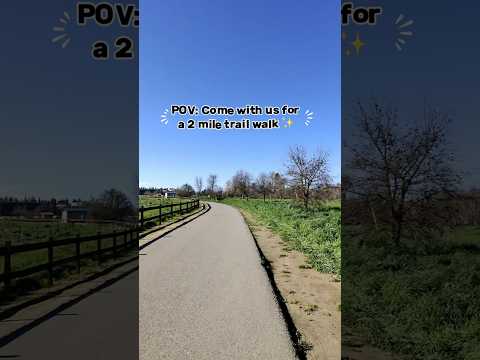 POV: Come with us on a 2 mile walk- nature sounds ☀️