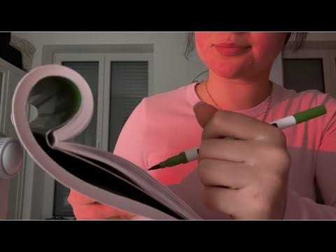 Asmr drawing you in 2 minutes ✍️🎨