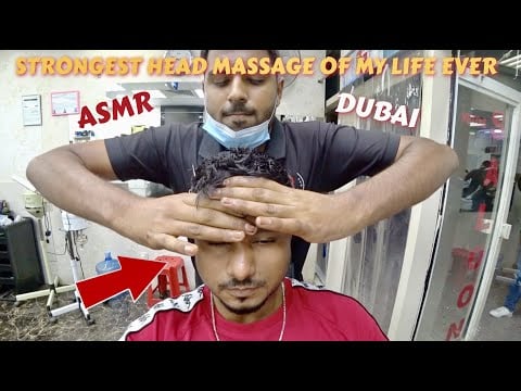 ASMR | THE STRONGEST HEAD MASSAGE OF MY LIFE 🇦🇪