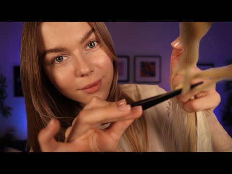 ASMR Braiding Your Hair ~ Soft Spoken Personal Attention