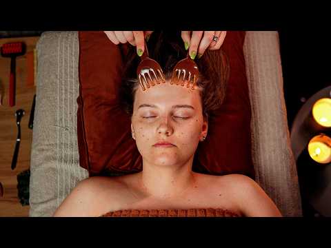 ASMR ✨ Immersive Scalp Massage & Hair Brushing ✨ Fix Your Sleep Tonight! (No Talking)