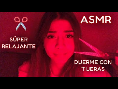 ASMR ESPAÑOL / Te HAGO DORMIR a TIJERAZOS  y te QUITO energías NEGATIVAS 😴💥