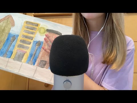 ASMR Ramble + Showing You My Art 🎨