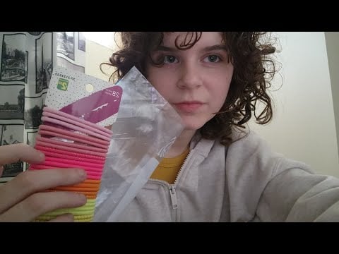 lofi asmr random assorted triggers with whispers (overexplaining)