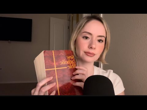 Asmr soothing the soul with a bible reading 🙏🏼
