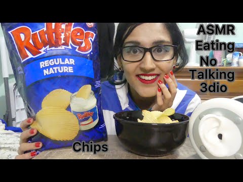 ASMR Eating Chips No Talking ✨  [3DIO MIC] Binaural 😋