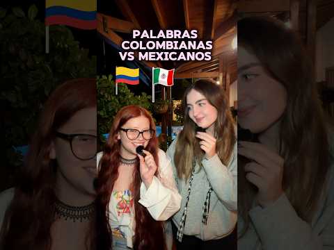 Palabras colombianas vs mexicanos 🇨🇴 🇲🇽 #colombia #mexico #asmr