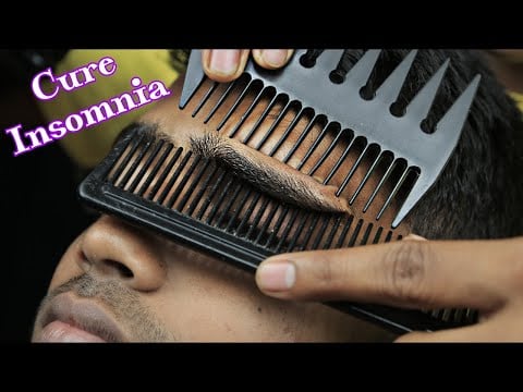 Best Comb Massage For Cure Insomnia ASMR Hair Combing 3d💤😴Sound