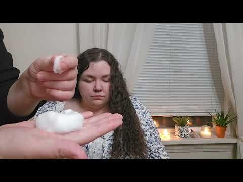 🐰 ASMR Hair & Back w/Mousse, Spray Bottle & Massage Tools 💕