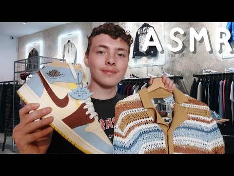 ASMR FR: Roleplay👔Vendeur d'outfit AJ1 Maison Château Rouge👔
