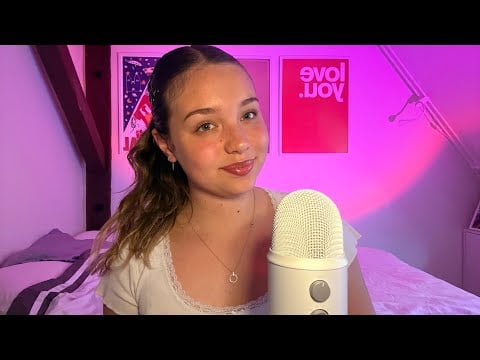 ASMR Whisper Ramble! 💕 (clicky and close up whispers 🤩) 