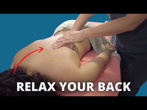 Relaxing Back Massage for Female | No Talking | Female Massage Therapist
