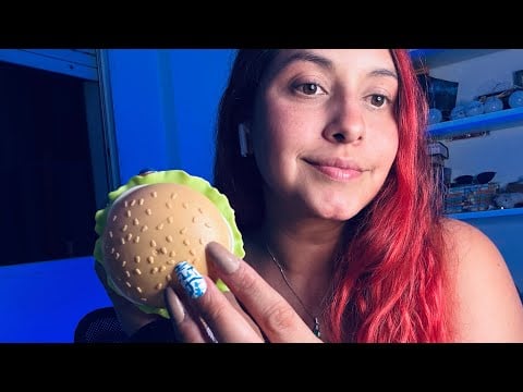 ASMR ✨ 100% TAPPING - CON JUGUETES QUE NO USO HACE MUCHO 🧸🍔🍟
