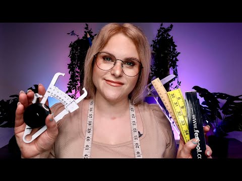 Fast Paced ASMR Face Measuring