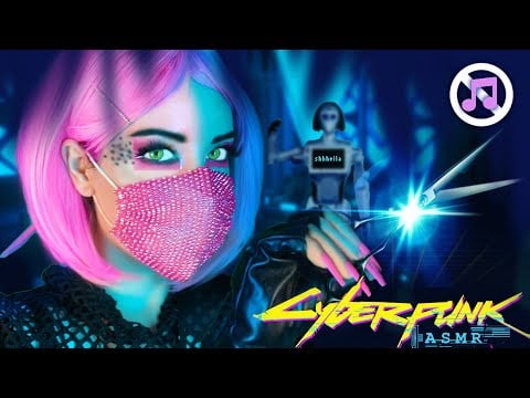 Cyberpunk ASMR 🔇 Haircut in Class (SCI FI Futuristic Cinematic)
