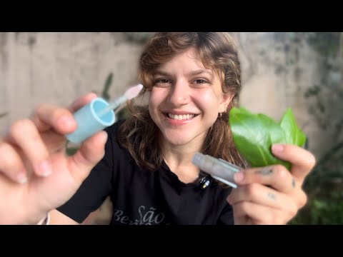 [ASMR] SALÃO DE BELEZA NO MEIO DO MATO✨ Maquiagem, voz suave, atenção pessoal, etc