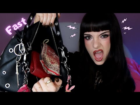 FAST & AGRESSIVE ASMR 💥 What’s in my bag ? (ULTRA RAPIDE) 