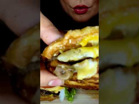 Five Guys Grilled Cheese Burger ASMR