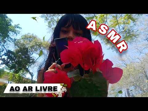 ⋅˚₊‧  ASMR PALAVRAS POSITIVAS + TIRANDO ENERGIA NEGATIVA  ao ar livre 🌷🌳🍃꣑୧  ‧₊˚ ⋅