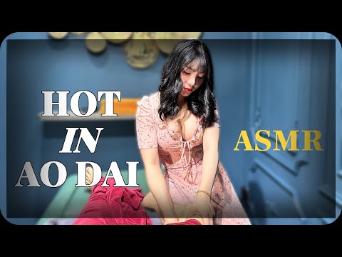 ASMR 🔥 Dressing in traditional clothes, the young lady made a superb show