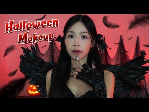ASMR Hot Girl Does Your Makeup at Halloween Party 🪽🫦 Layered Sounds, Roleplay, Personal Attention