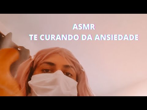 ASMR - TE SALVANDO DA CRISE DE ANSIEDADE.