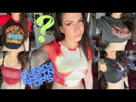 Asmr funky skein crop top try on haul. Soft spoken, crinkling, rambles