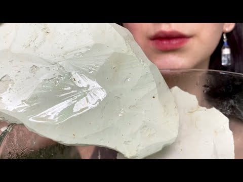 Хруст МОКРЫМ мелом 🌊| Мокрый мел в пасте | Wet chalk with cream | ASMR
