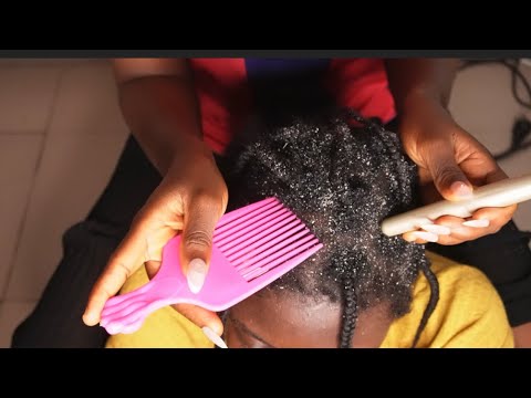 ASMR INTENSE SCALP SCRATCHING &FAKE FLAKES REMOVAL WITH MULTIPLE TOOLS FOR DEEP SLEEP 😴 