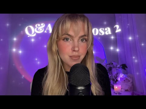 ASMR SUOMI lähikuiskaus Q&A ✨ | osa 2 | closeup whispers and triggers