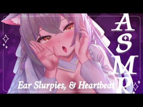 【ASMR ♥ 3DIO】 Ear Licks, Slurpies, and Heartbeat for Layered Tingles