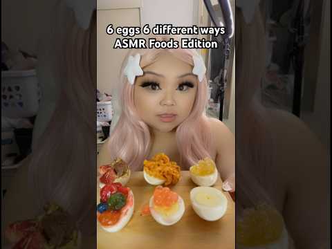 6 EGGS 6 DIFFERENT WAYS ASMR FOOD EDITION #asmr #mukbang