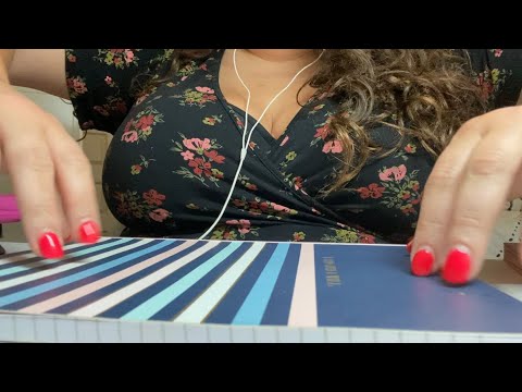 #Lowfi ASMR - #tapping, #scratching and #tracing sounds (minimal talking)