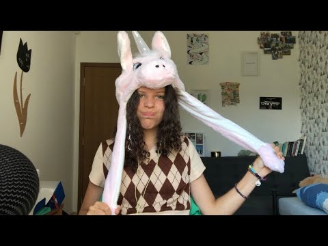 [ASMR] triggers with my favorite hat🦄