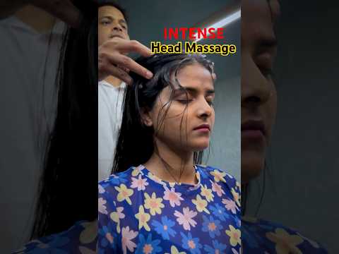 Intense Head Massage ASMR By Professional Barber Rizwan #asmr #shorts