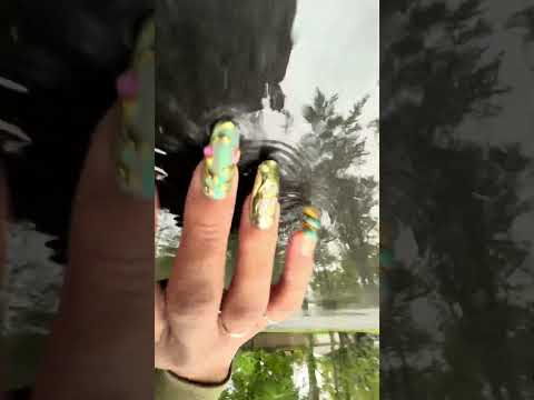 Drawing on a puddle for your sleep #asmr #shorts