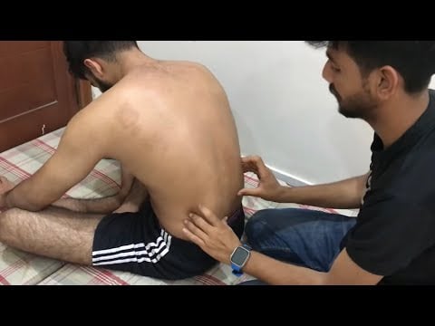 ASMR 💈| Complete Back Therapy Massage & Back Pain Relief Therapy |