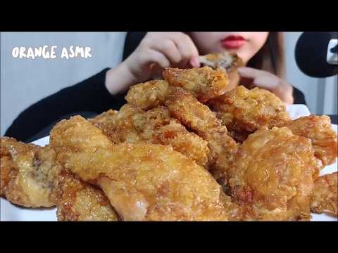 ASMR  Chicken! 간장치킨 이팅사운드 노토킹 먹방 No Talking Super Crispy Eating sounds mukbang