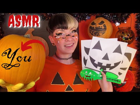 POV You Are my Pumpkin!🎃 ASMR Halloween Jack-o'-Lantern Roleplay (Layered Sounds) for Sleep/Relaxing