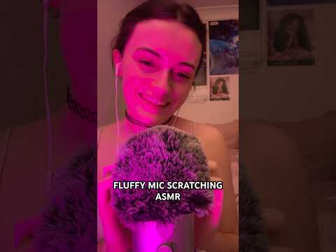 FLUFFY MIC SCRATCHING #asmr #micscratching #brushing