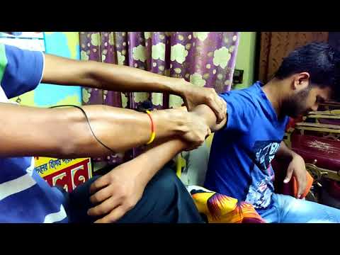Kung Fu style Indian head and body massage therapy with neck cracking ASMR
