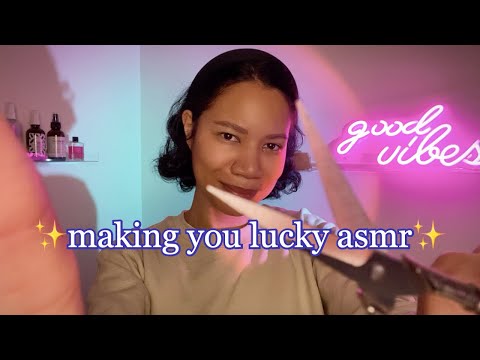 Removing *ALL* Bad Luck 🧿✨ ASMR Reiki to Make You Lucky | Whispering, Plucking, Brushing, Tingles